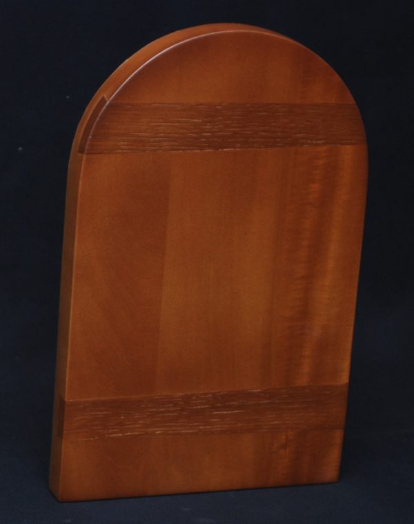 Iconography Supplies - Gessoed Board - Round Top 21 x 32.2 cm