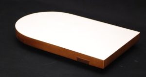 Iconography Supplies - Gessoed Board - Round Top 21 x 32.2 cm