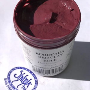 Iconography Supplies - Bordeaux Red Gilding Clay Bole
