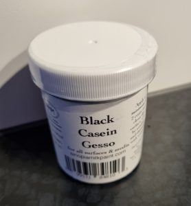 Iconography Supplies - Casein Gesso Black