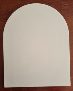 Arch Top Icon Board with Cradle - Iconography Supplies